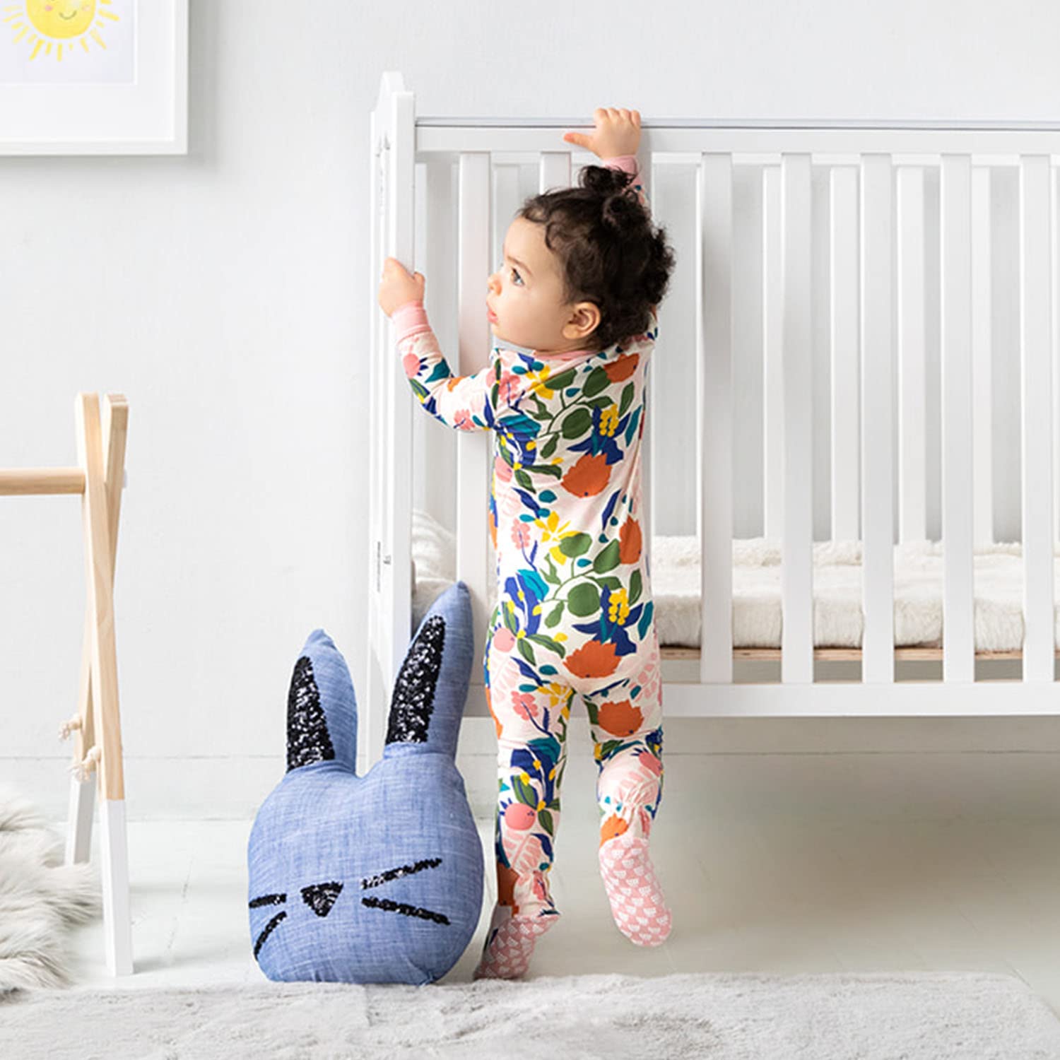 Magnetic Me Footie Pajamas Soft Modal Baby Sleepwear with Quick Magnetic Fastener | Boys and Girls Sleeper Preemie-24 Months - Image 3